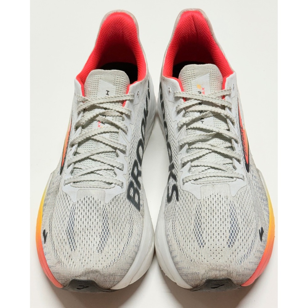 Brooks Hyperion Max 2 Grey Orange Running Shoes Womens 10 1204231B443 Training - Picture 2 of 8